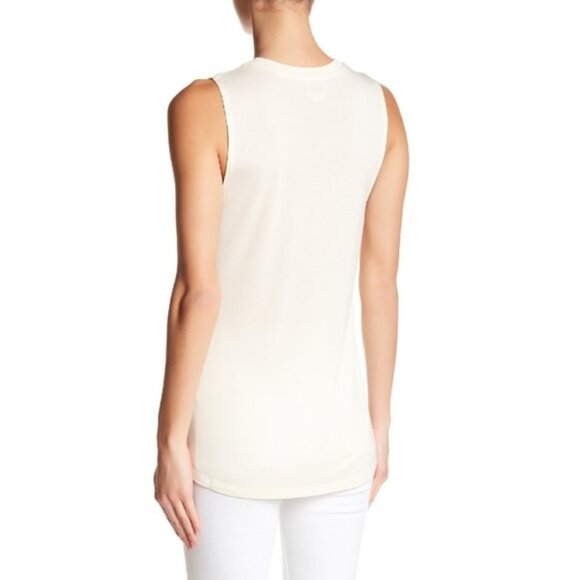 Haute Hippie I Want To Go Away Muscle Tank Top - Picture 2 of 5